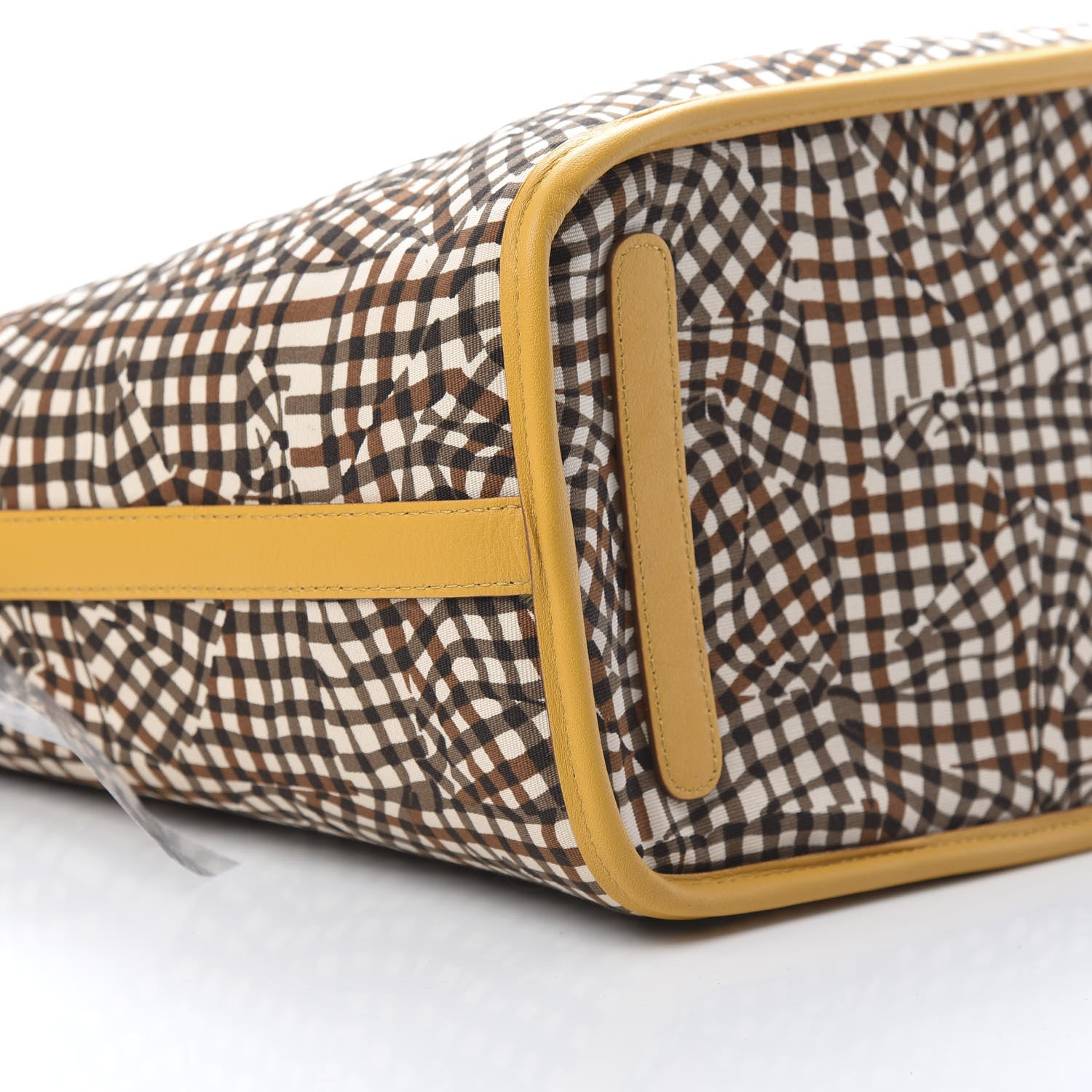 MCM Visetos Medium Liz Reversible Shopper Tote Cognac Yellow 13 of 14