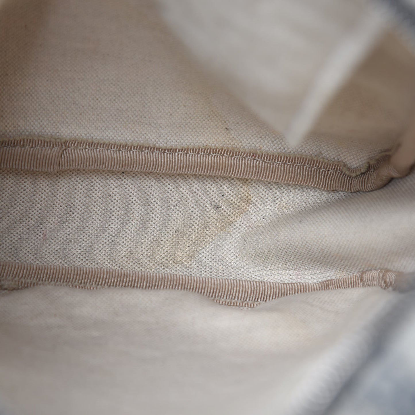 GG Plus Monogram Selleria Calfskin Medium Messenger Bag Beige Blue