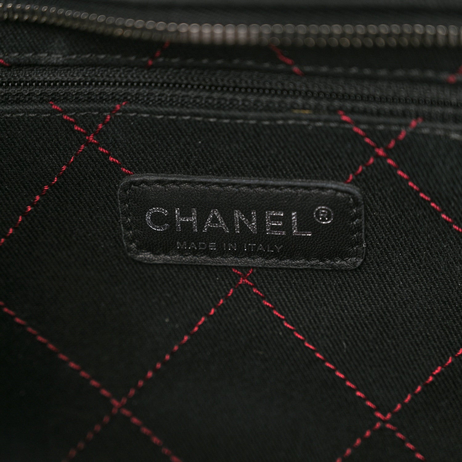 Chanel Grained Calfskin Shopping Fever Tote Red 7 of 11