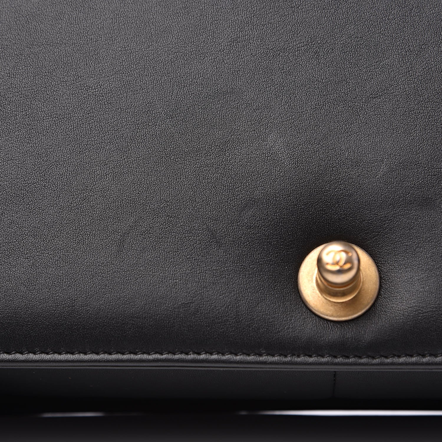 Chanel Lambskin Quilted Medium Boy Flap Black 11 of 13