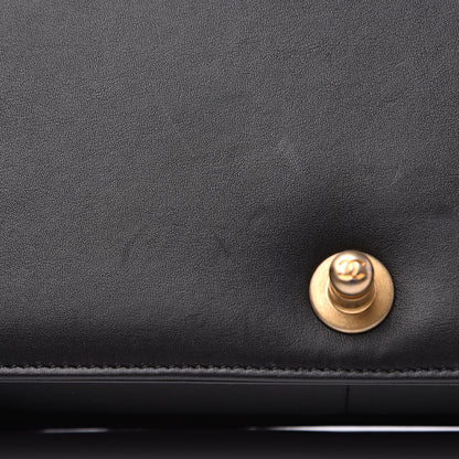 Chanel Lambskin Quilted Medium Boy Flap Black 11 of 13