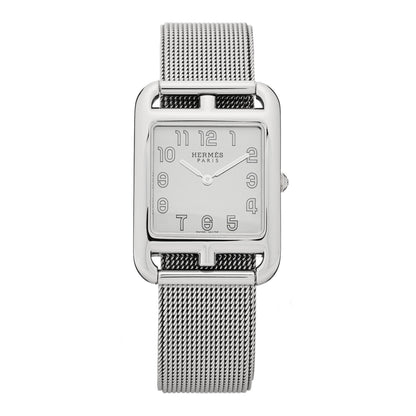 Hermes Stainless Steel 29mm Cape Cod Double Tour Quartz Watch Silver 1 of 5