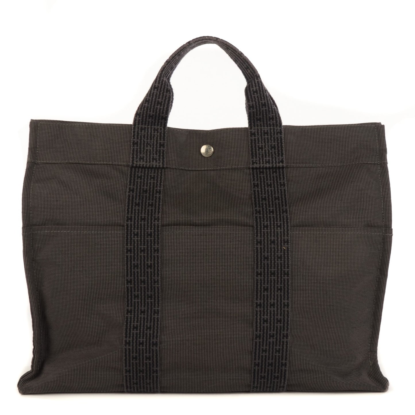 Canvas Herline MM Tote Grey