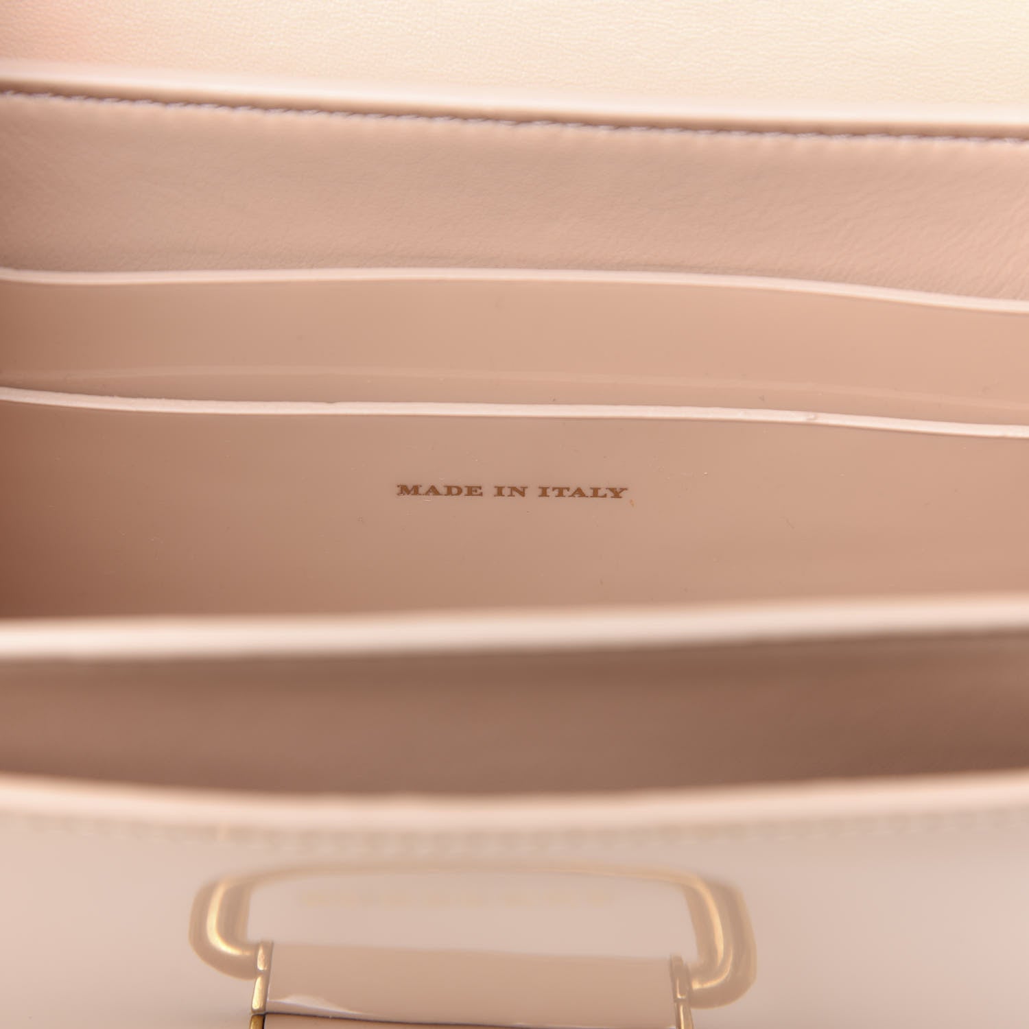 Burberry Patent Small D-Ring Bag Pale Fawn Pink 6 of 12