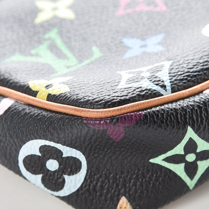 Louis Vuitton Monogram Multicolor Pochette Accessories Black 14 of 20