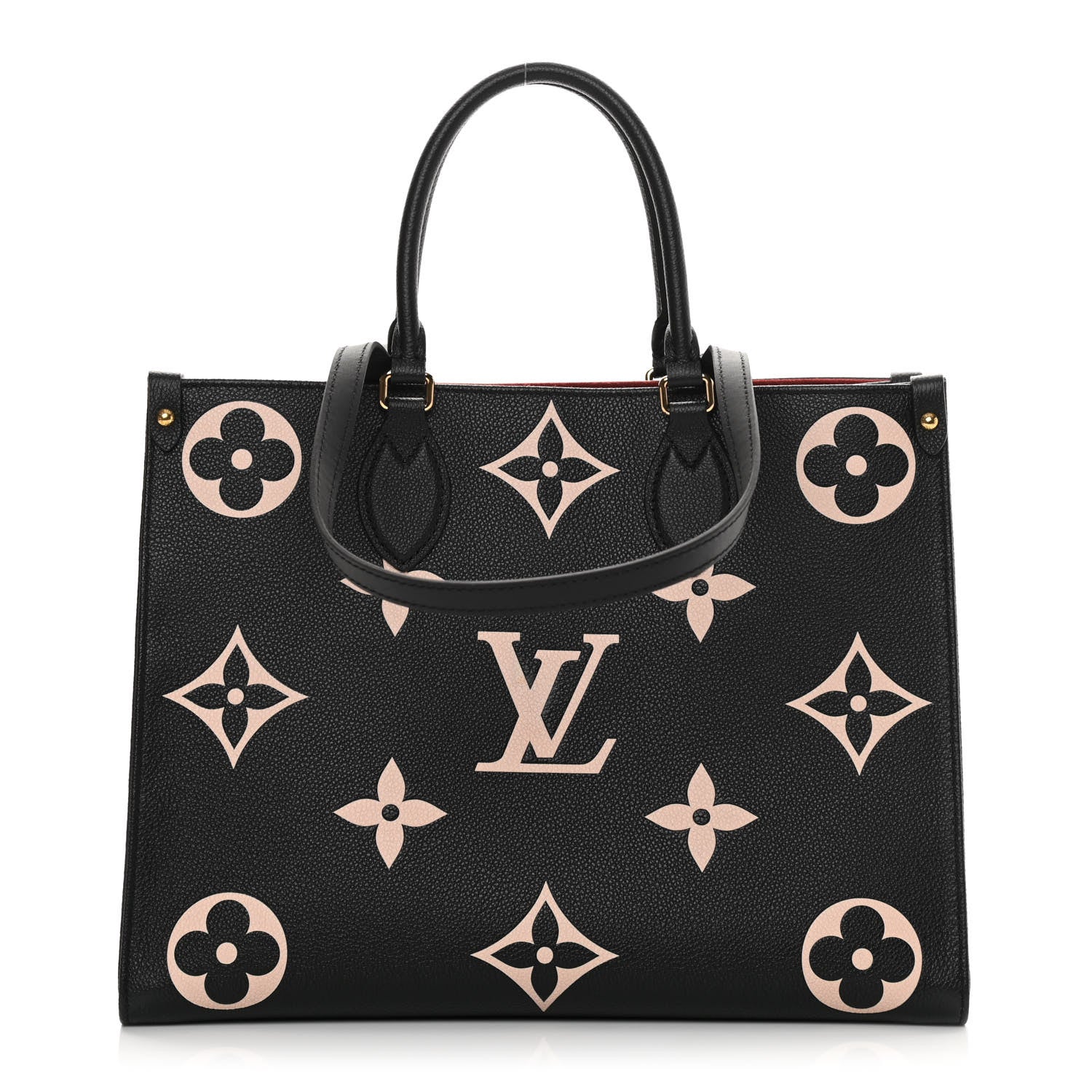 Louis Vuitton Empreinte Monogram Giant Onthego MM Black Beige 1 of 11