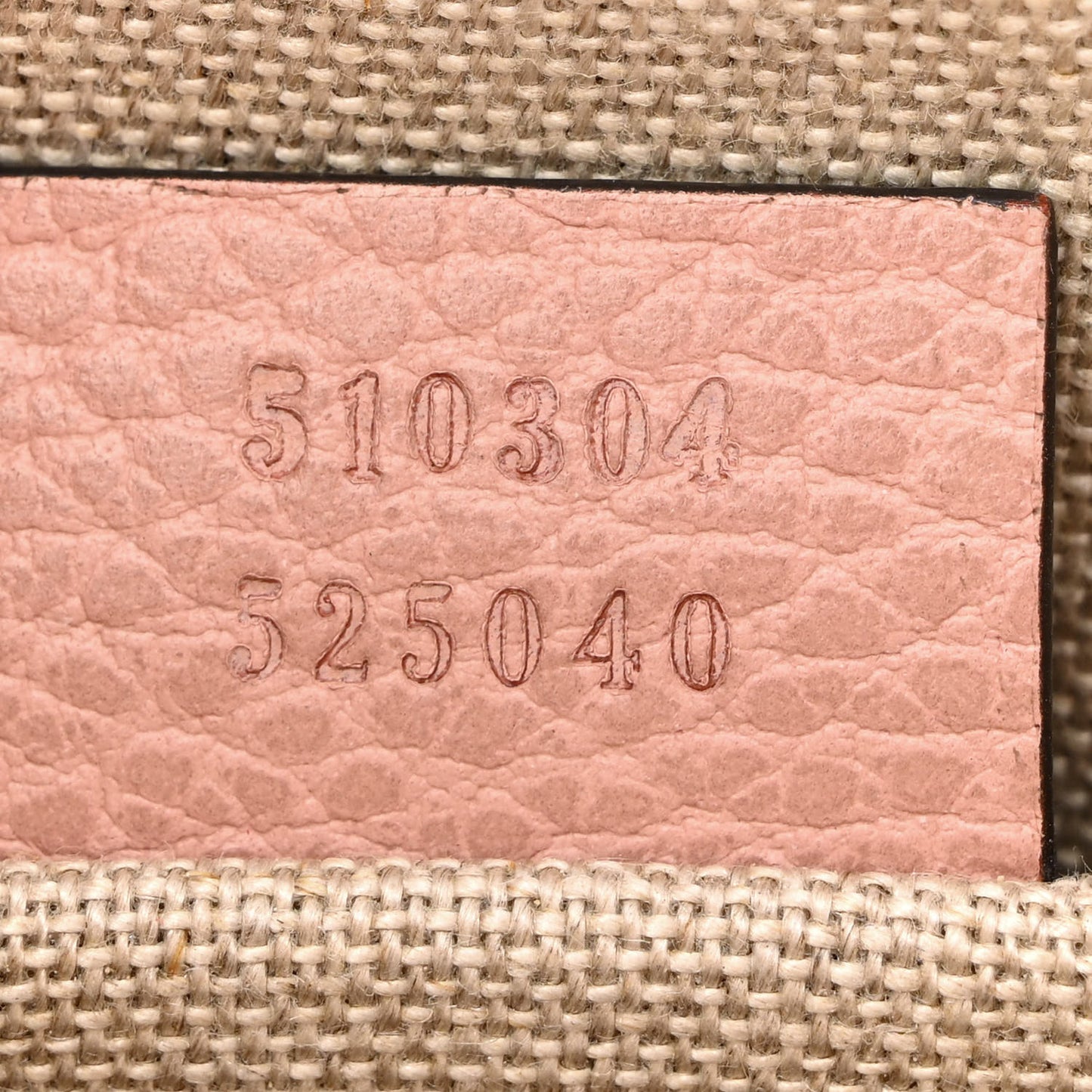 Dollar Calfskin Small Interlocking G Shoulder Bag Soft Pink