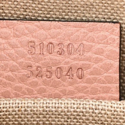 Gucci Dollar Calfskin Small Interlocking G Shoulder Bag Soft Pink 7 of 11