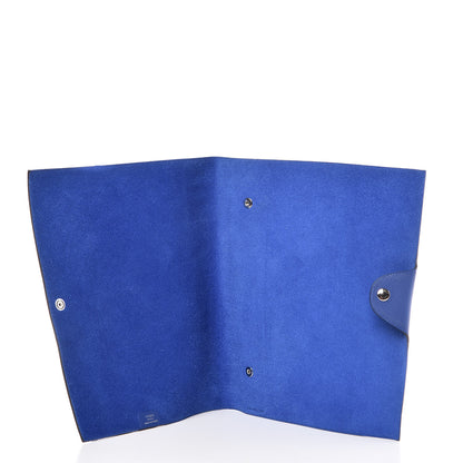 Hermes Togo Ulysse MM Notebook Cover Bleu Electrique 5 of 7