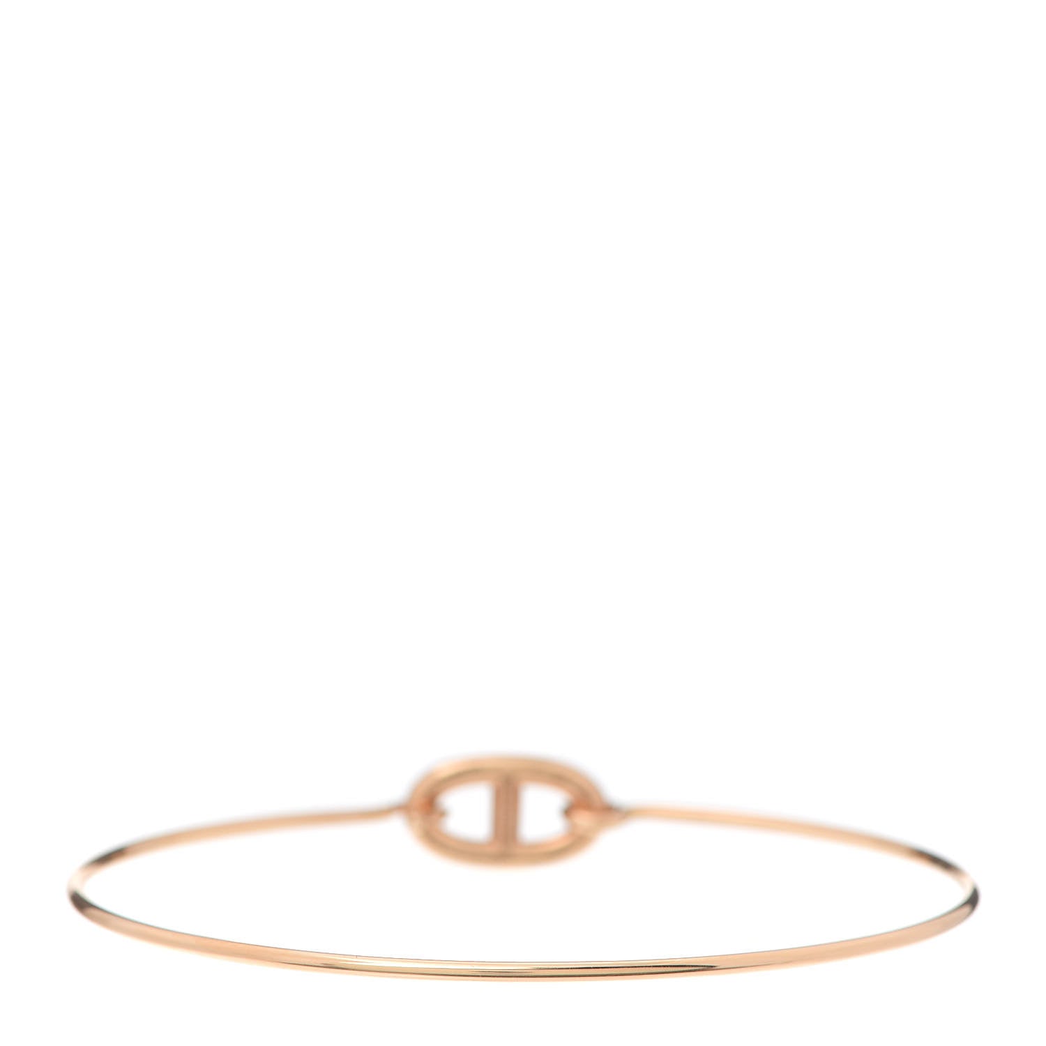 Hermes 18K Rose Gold PM Ronde Chaine d'Ancre Bracelet SH 3 of 6