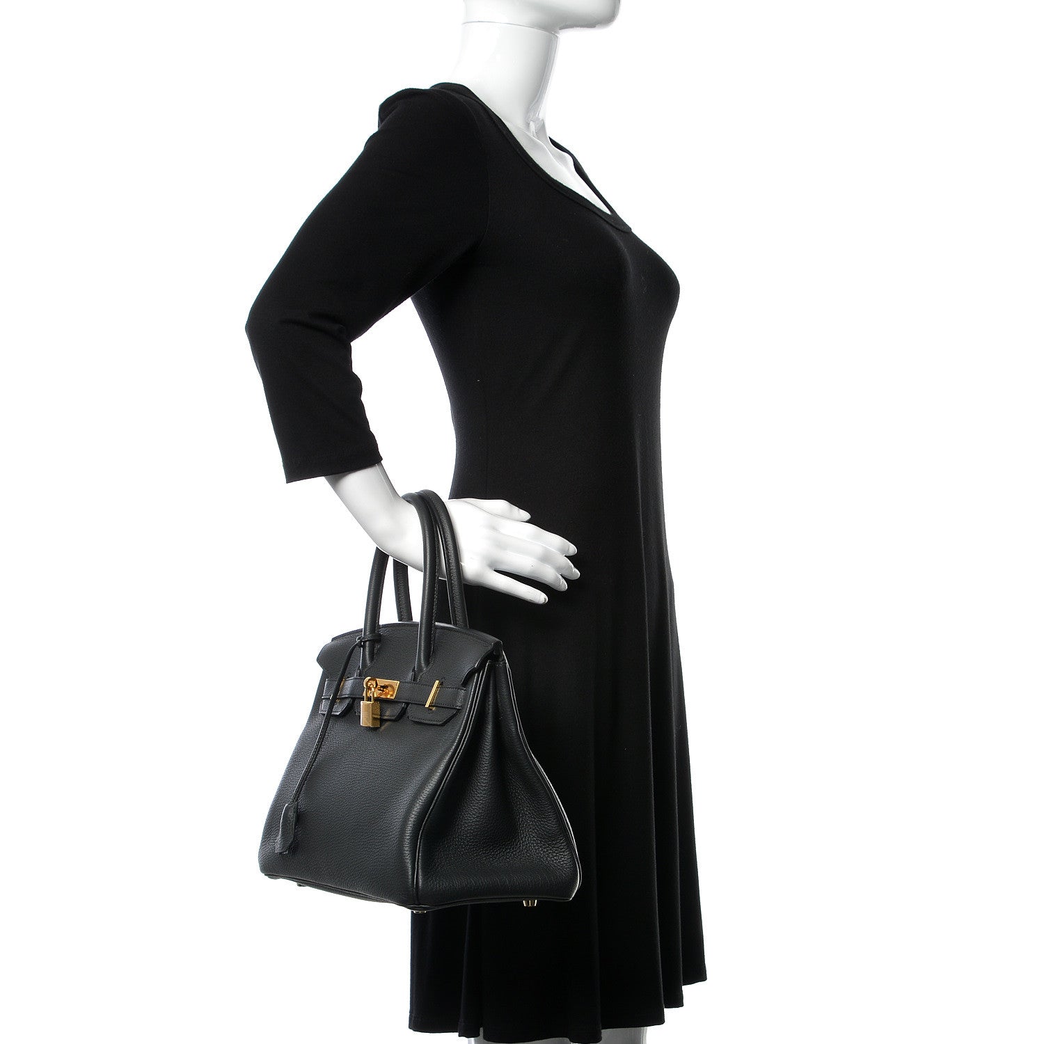 Hermes Togo Birkin 30 Plomb 2 of 18