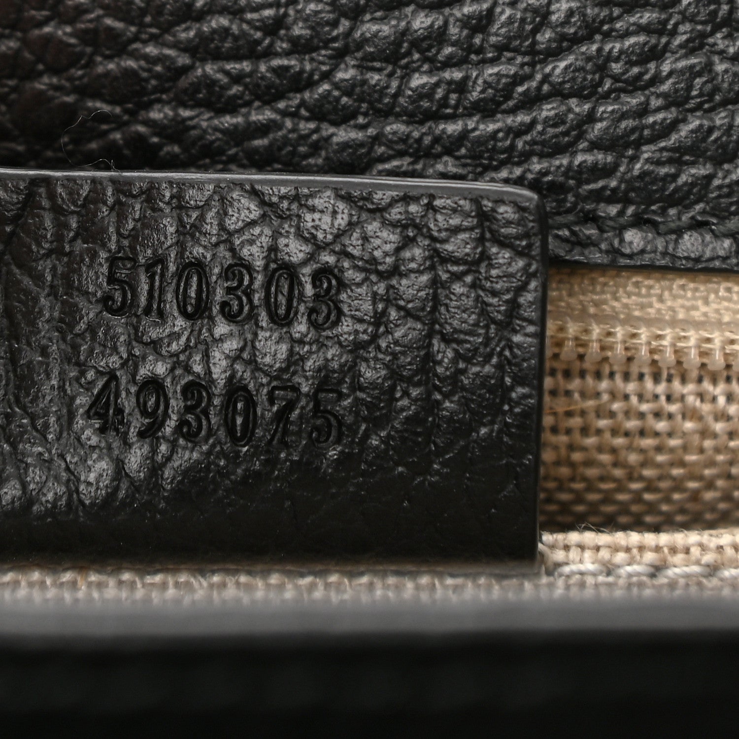 Gucci Dollar Calfskin Interlocking G Shoulder Bag Black 7 of 10
