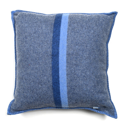 Louis Vuitton Wool Cashmere Cushion Pillow Blue Gray 2 of 3