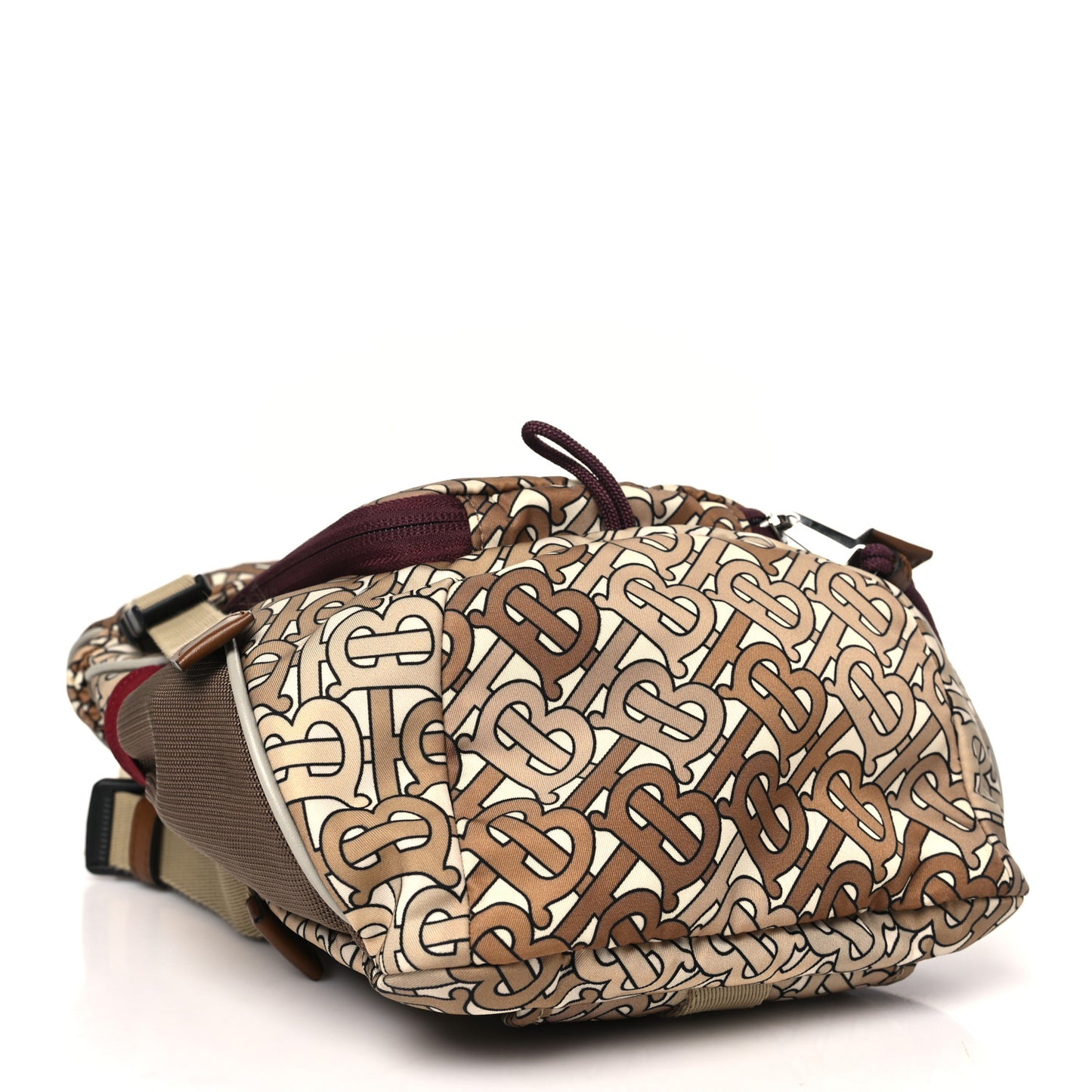 Nylon Monogram TB Leo Belt Backpack Brown