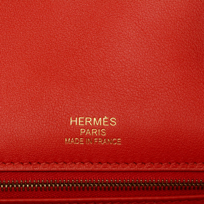 Hermes Veau Doblis Swift Grizzly Birkin 35 Chamois Capucine 23 of 29
