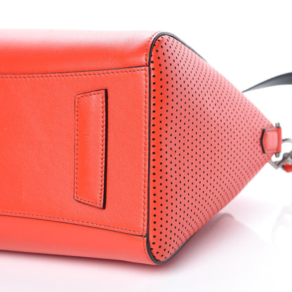 Givenchy Lambskin Perforated Small Antigona Pop Red 10 of 12