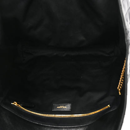 Saint Laurent Lambskin Quilted Maxi Icare Shopping Tote Black 6 of 11