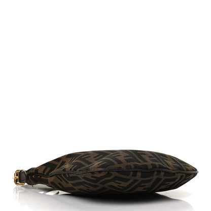 Fendi Zucca Small Hobo Tobacco Petrolio 4 of 14