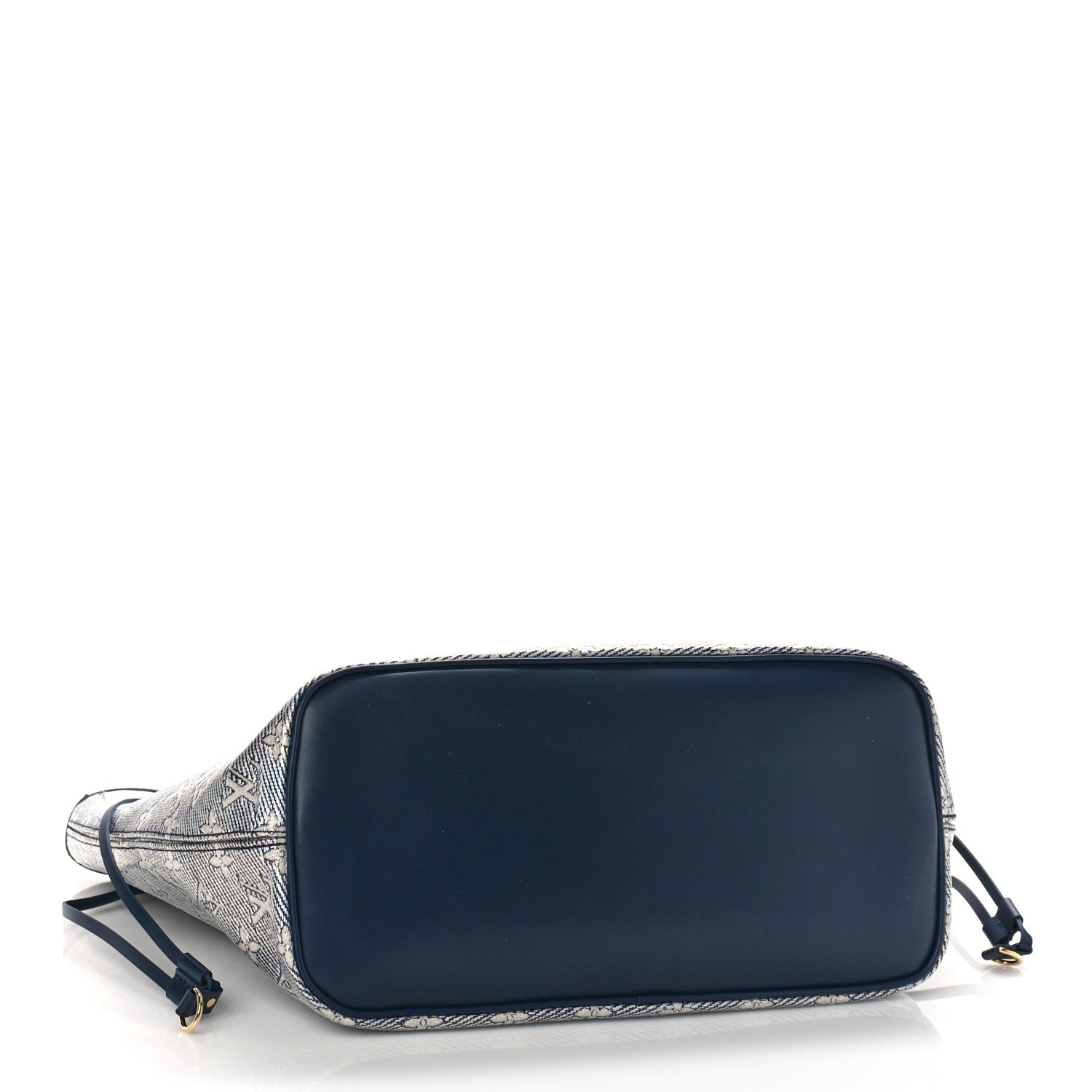 Louis Vuitton Monoglam Neverfull MM Blue 5 of 8
