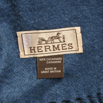 Hermes Cashmere Fringe Stole 5 of 5