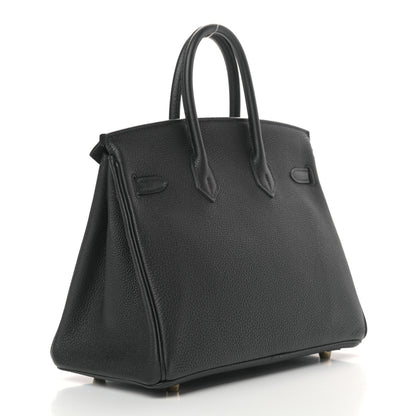 Hermes Togo Birkin 25 Black 3 of 10