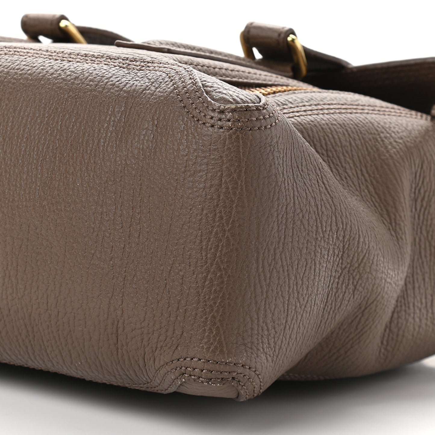Textured Calfskin Medium Pashli Satchel Taupe