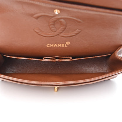 Chanel Lambskin Quilted Medium Double Flap Brown 5 of 17