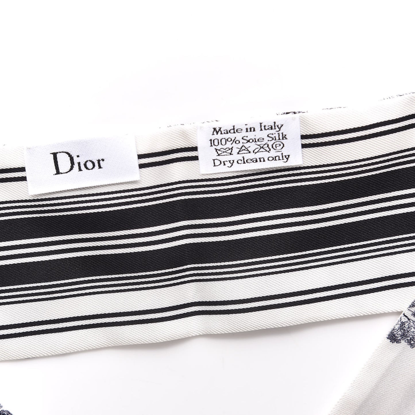 Silk Toile De Jouy Mitzah Scarf Navy Blue