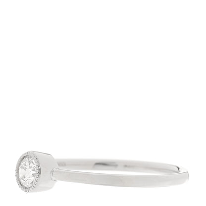 Parker & West by FASHIONPHILE Platinum Diamond .23ctw Bezel Ring 53 6.25 4 of 5
