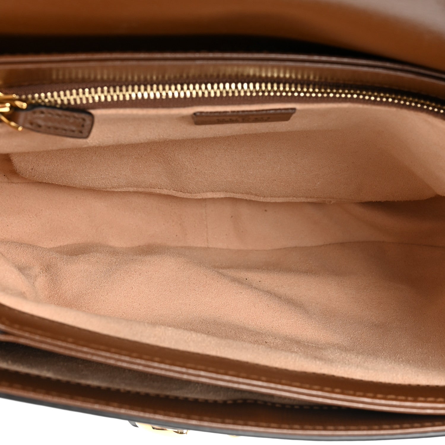 Gucci GG Supreme Monogram Horsebit 1955 Shoulder Bag Beige Brown Sugar 5 of 14
