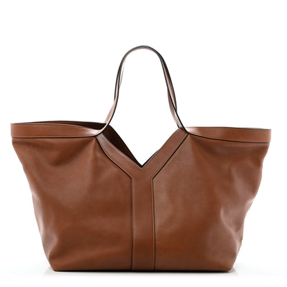 Saint Laurent Calfskin Y Tote Brick 1 of 15