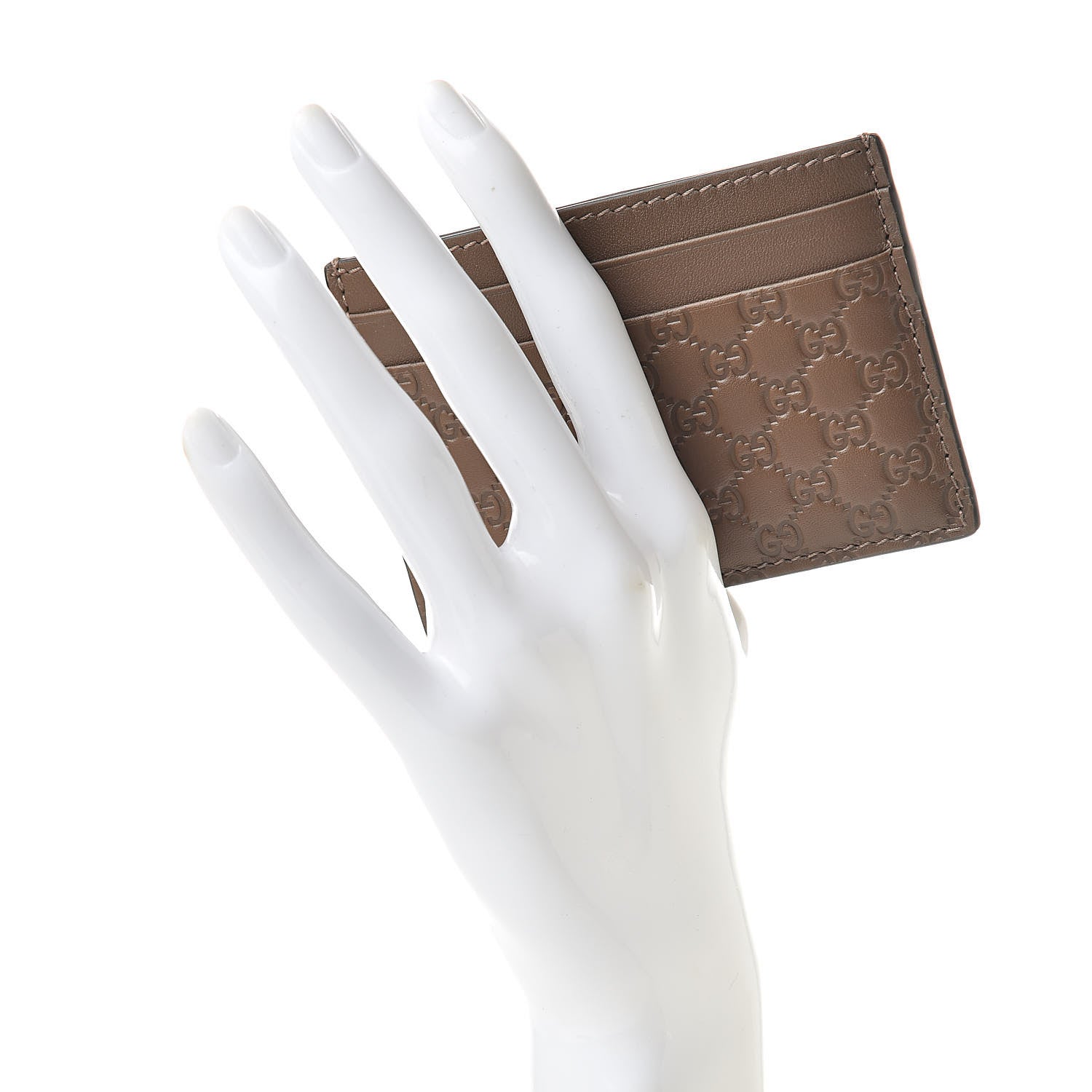 Gucci Microguccissima Card Holder Acero 2 of 7