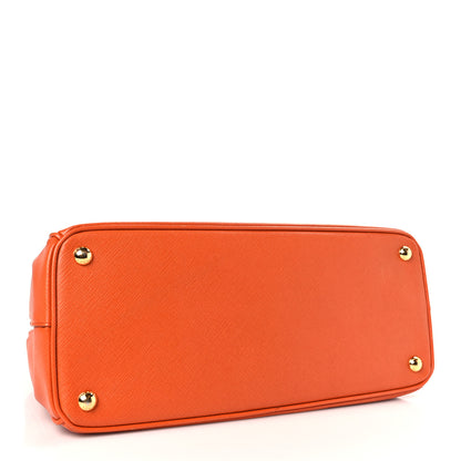 Prada Saffiano Lux Parabole Tote Papaya 4 of 9