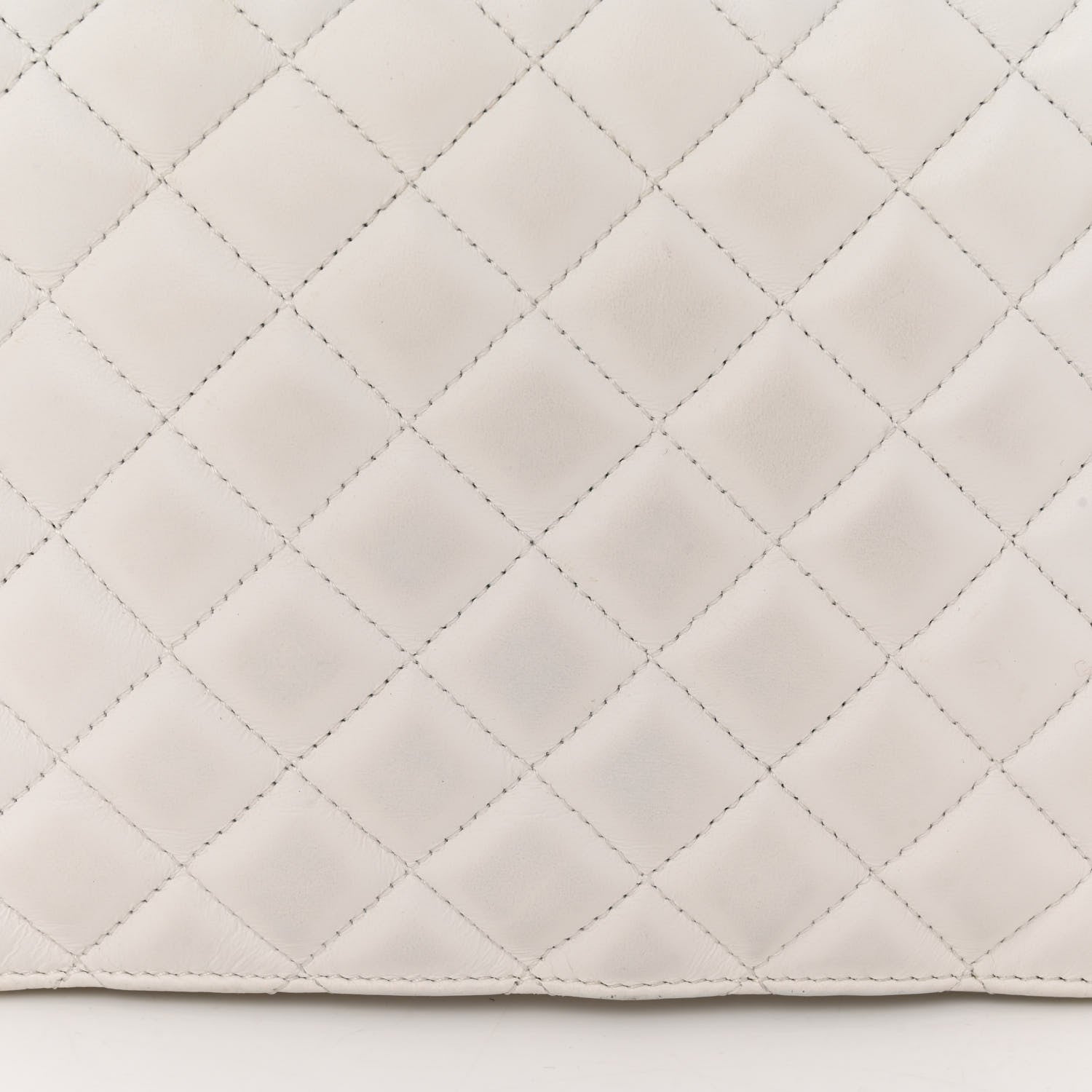 Versace Calfskin Quilted Small Tribute Icon Pouch White 10 of 10