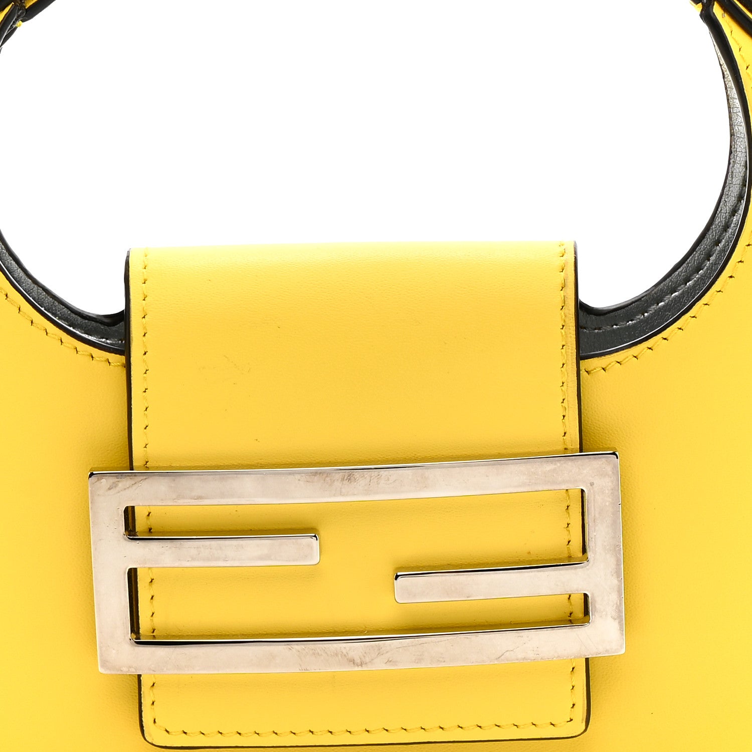 Fendi Vitello King Mini Cookie Hobo Bag Sole 9 of 11