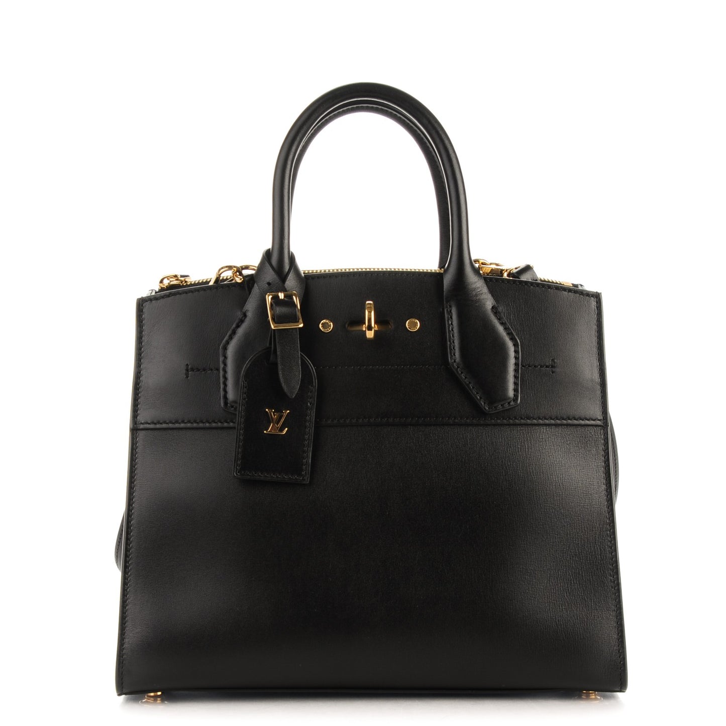 Calfskin City Steamer PM Black