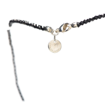 Tiffany Sterling Silver Black Spinel Ziegfeld Bead Necklace 6 of 7