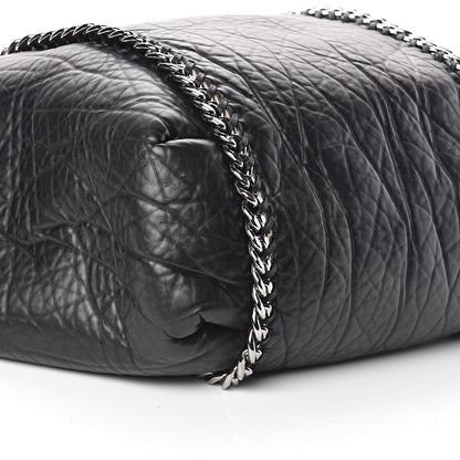 Stella McCartney Faux Shearling Chain Falabella Tote Black 8 of 9