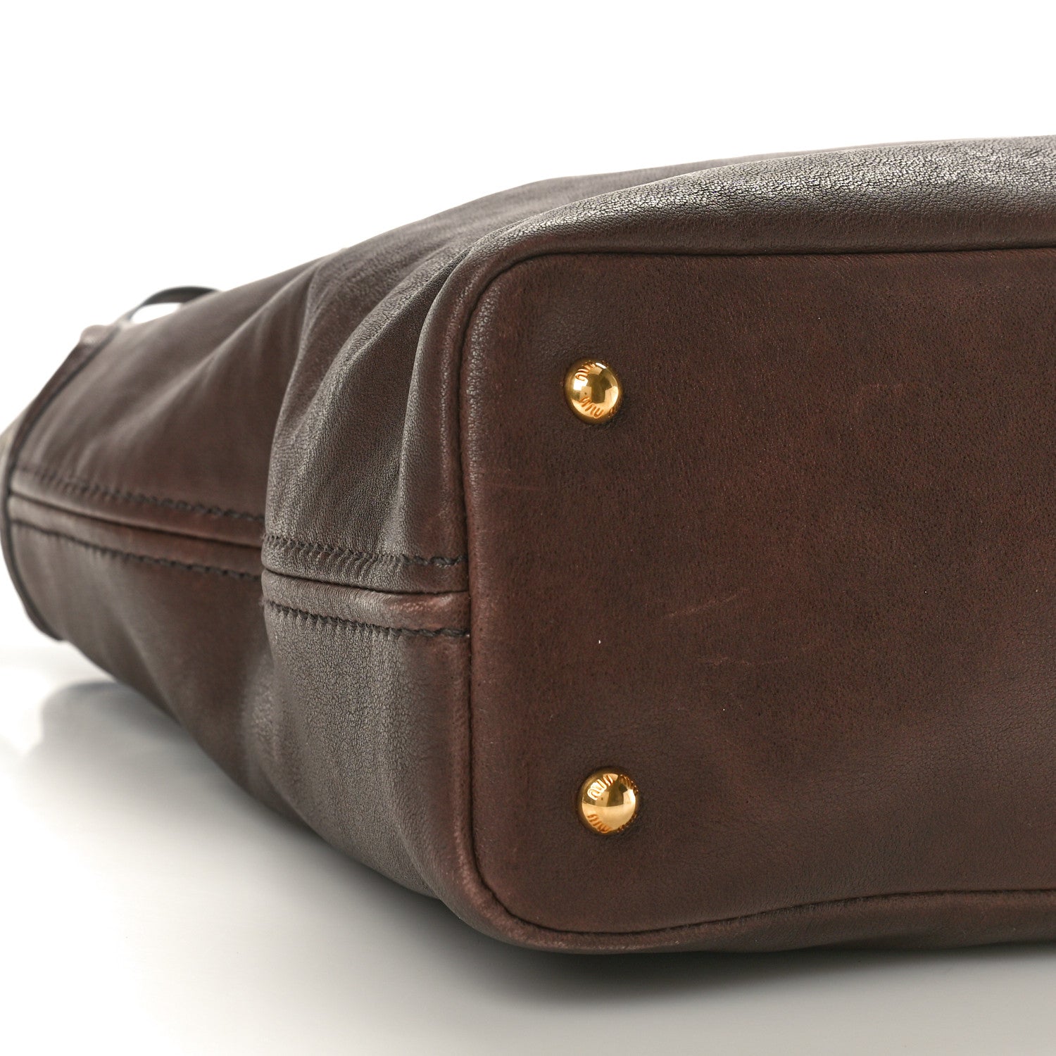 Miu Miu Nappa Medium Aventure Bag Radica 8 of 9