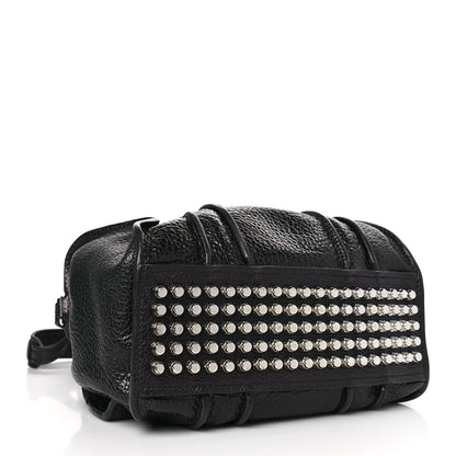 Alexander Wang Pebbled Lambskin Inside Out Rocco Black Nickel Hardware 4 of 10