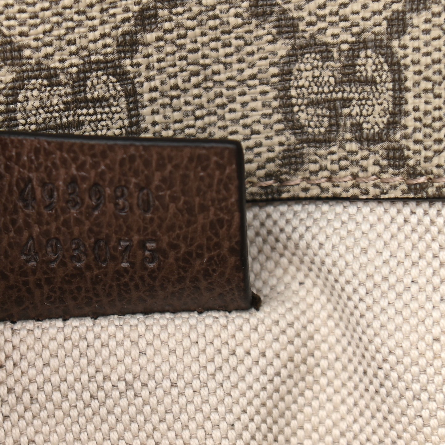 GG Supreme Monogram Neo Vintage Web Belt Bag Brown