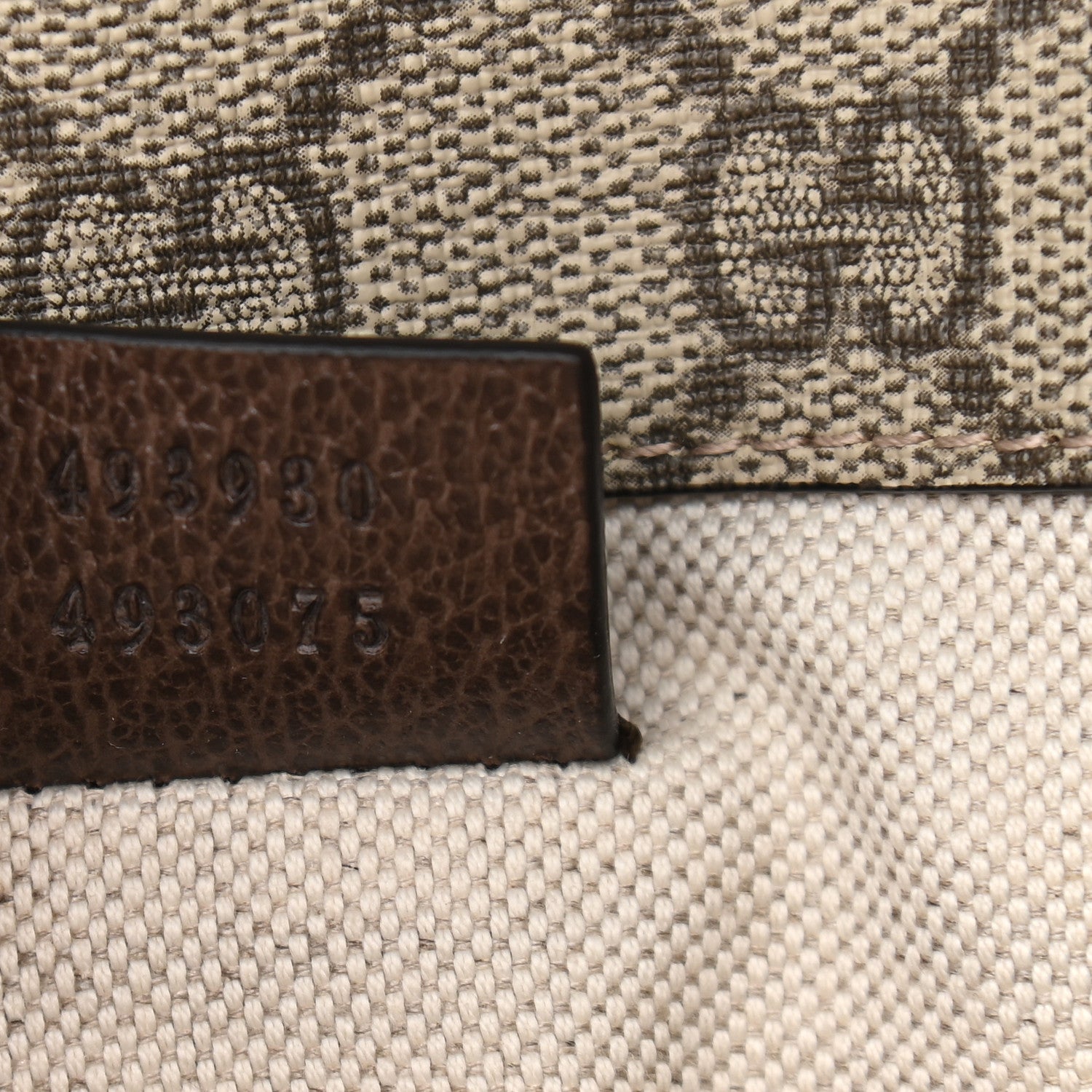 Gucci GG Supreme Monogram Neo Vintage Web Belt Bag Brown 9 of 9