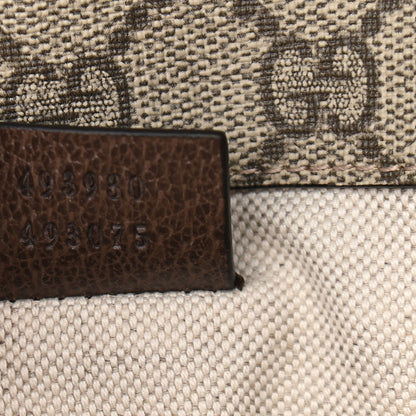 Gucci GG Supreme Monogram Neo Vintage Web Belt Bag Brown 9 of 9