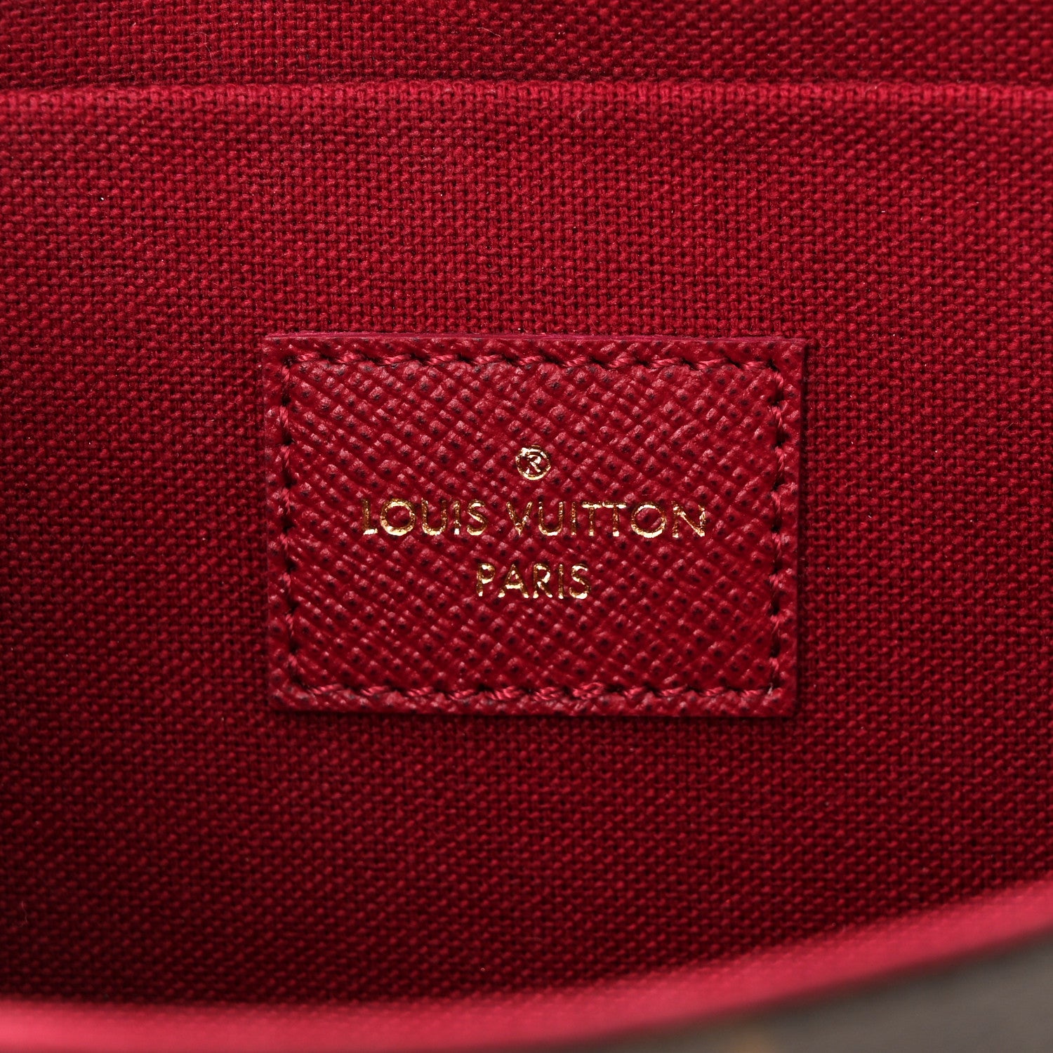 Louis Vuitton Monogram Pochette Felicie Chain Wallet Fuchsia 7 of 14