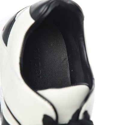 Gucci Calfskin Womens Interlocking G Sneakers 39 Black White 12 of 17