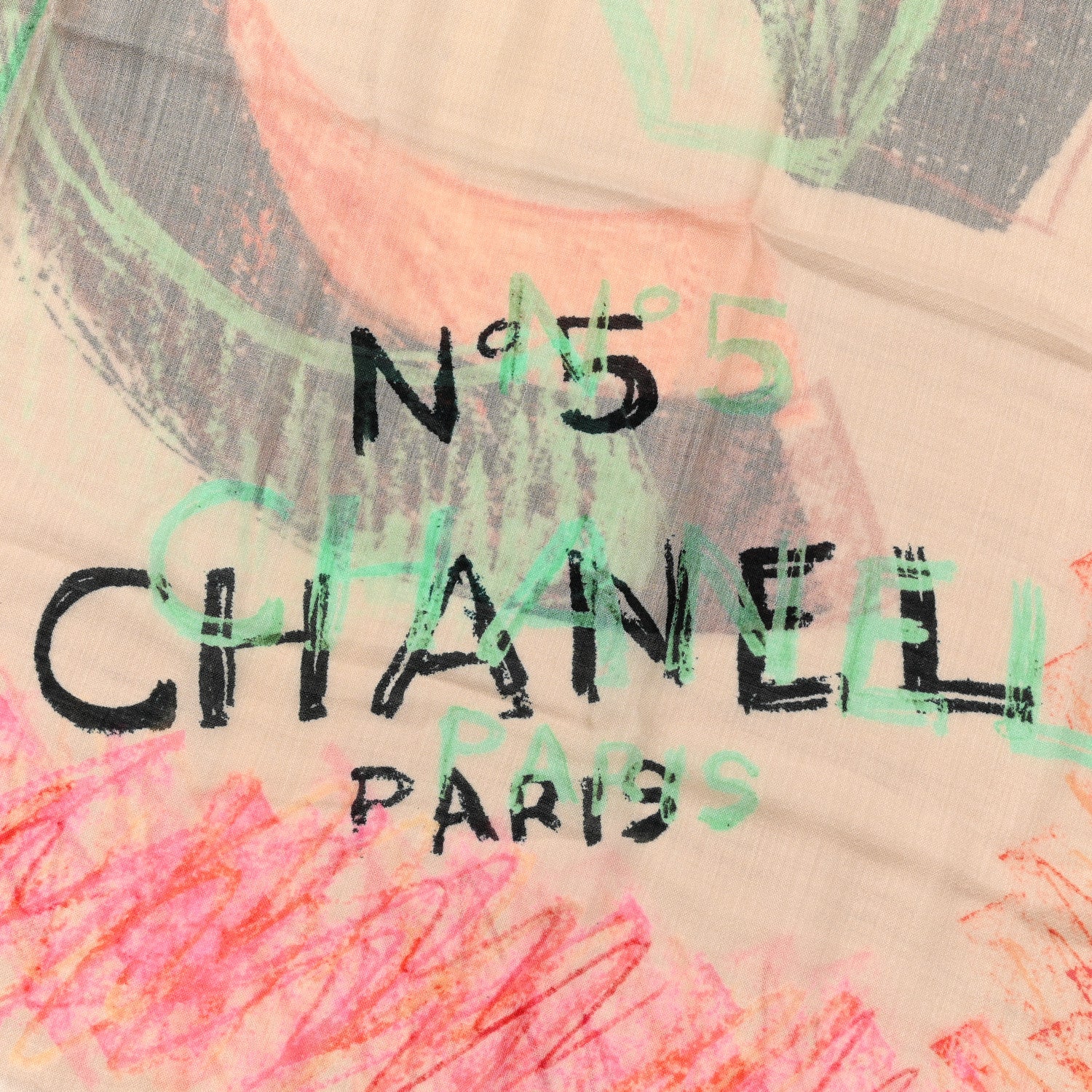 Chanel Cashmere No. 5 Shawl Multicolor 2 of 3
