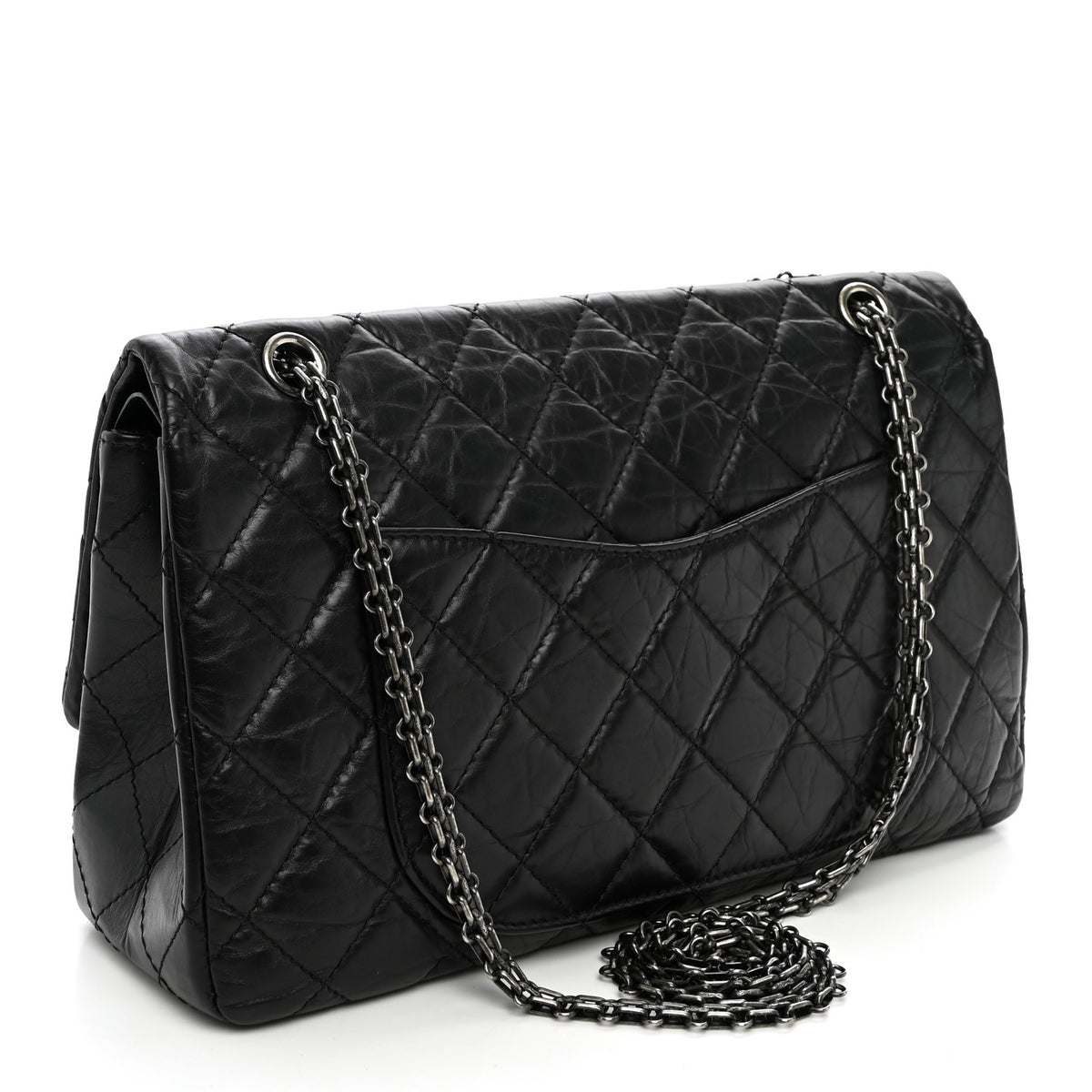 Chanel Aged Calfskin Quilted 2.55 Reissue 227 Flap Black 3 of 10
