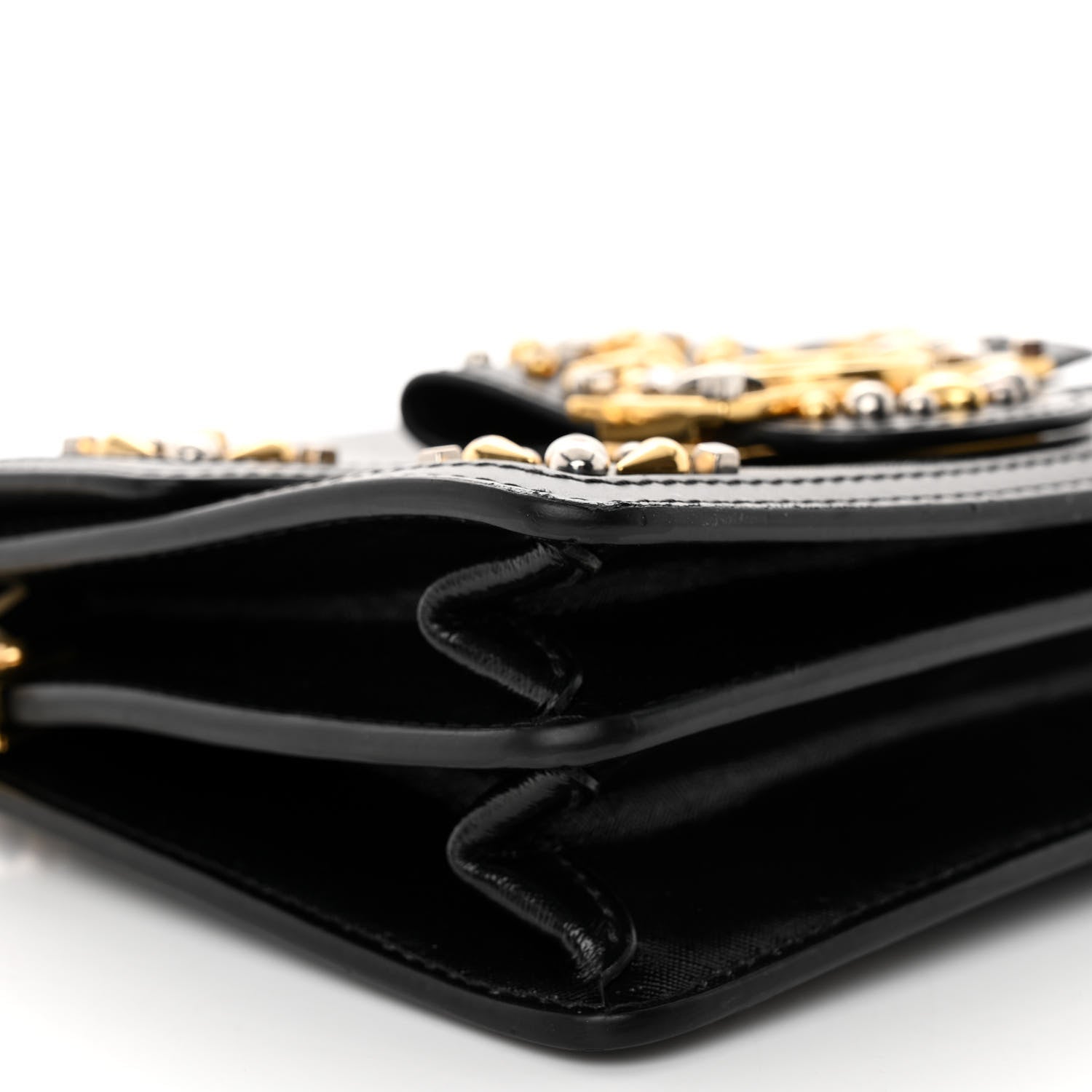 Louis Vuitton Epi Embellished Mini Dauphine Black 8 of 10