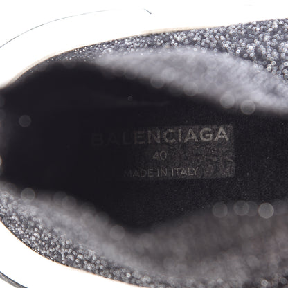 Balenciaga Knit Metal Womens Speed Sneakers 40 Black Gold 8 of 9