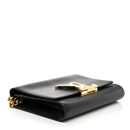 Louis Vuitton Calfskin Chain Louise MM Black 4 of 10